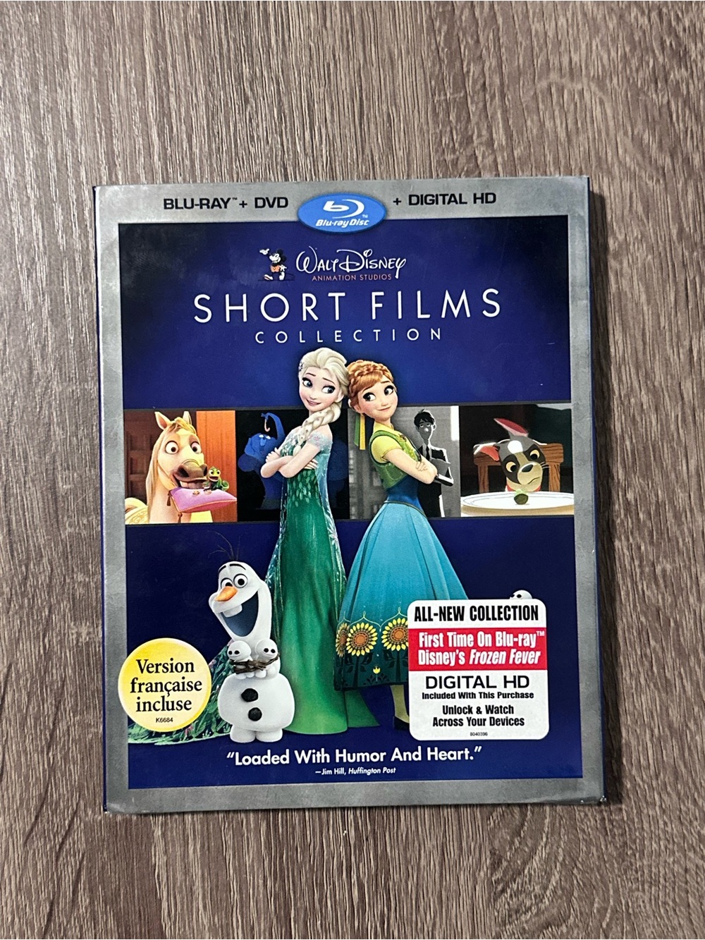 Walt Disney Short Films Collection Blu-ray + DVD - New Sealed